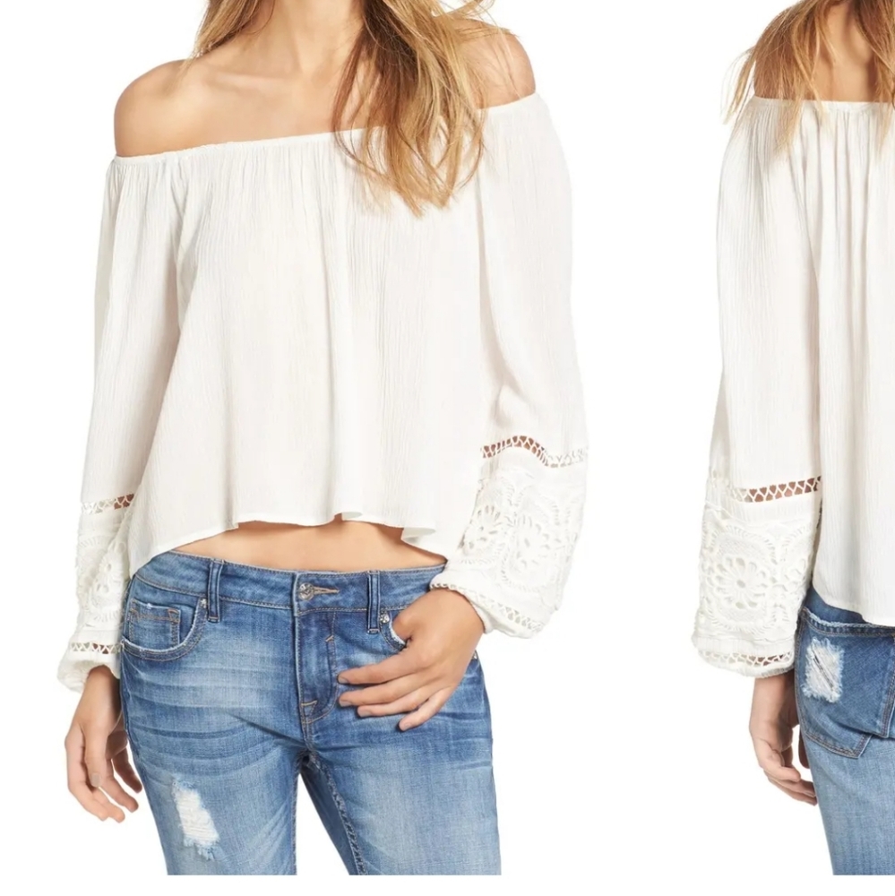 Off The Shoulder Woven Top